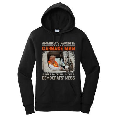 Trump 2024 Election Trump Garbage Man Vote Trump President Women's Pullover Hoodie