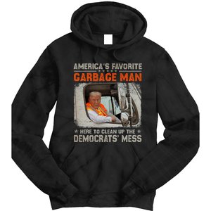 Trump 2024 Election Trump Garbage Man Vote Trump President Tie Dye Hoodie