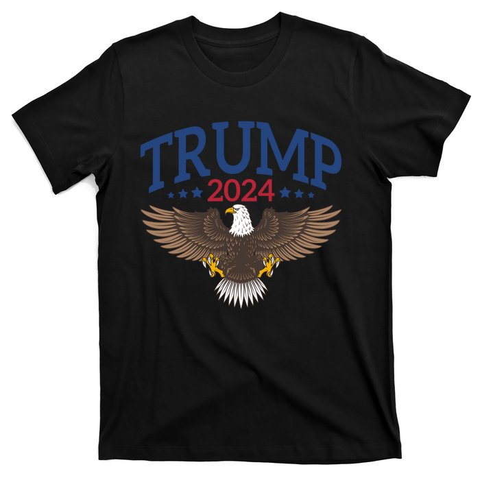 Trump 2024 Eagle Patriotic Emblem T-Shirt