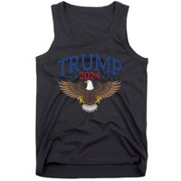 Trump 2024 Eagle Patriotic Emblem Tank Top