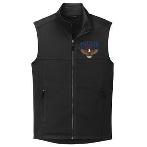 Trump 2024 Eagle Patriotic Emblem Collective Smooth Fleece Vest