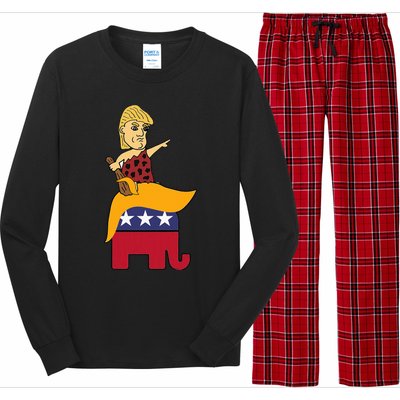 Trump 2024 Elephant Long Sleeve Pajama Set