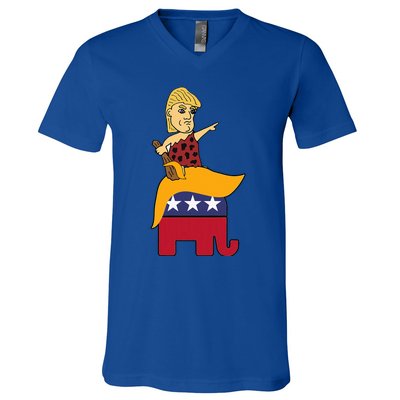 Trump 2024 Elephant V-Neck T-Shirt