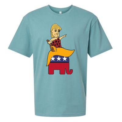 Trump 2024 Elephant Sueded Cloud Jersey T-Shirt