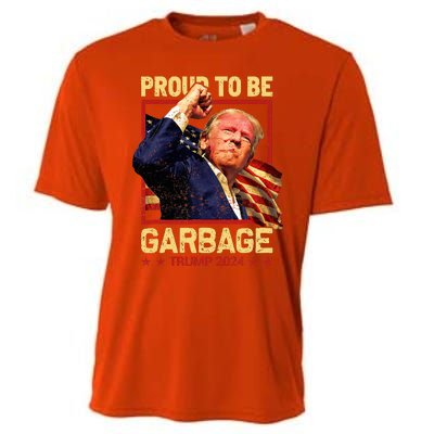 Trump 2024 Election Proud To Be Garbage Vote Trump President Cooling Performance Crew T-Shirt