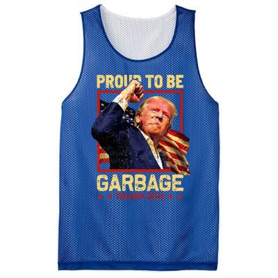 Trump 2024 Election Proud To Be Garbage Vote Trump President Mesh Reversible Basketball Jersey Tank