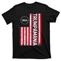 Trump 2024 Election Vintage Us Flag Vote Trumpamania Patriot T-Shirt