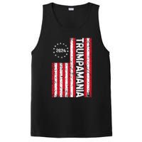 Trump 2024 Election Vintage Us Flag Vote Trumpamania Patriot PosiCharge Competitor Tank