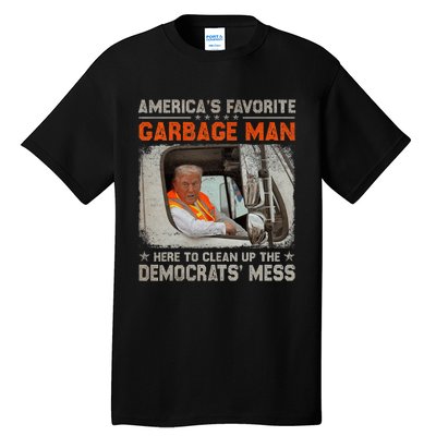 Trump 2024 Election Trump Garbage Man Vote Trump President Tall T-Shirt