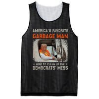 Trump 2024 Election Trump Garbage Man Vote Trump President Mesh Reversible Basketball Jersey Tank