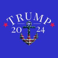 Trump 2024 Election American Flag Anchor Cool Gift 16 in Basic Backpack
