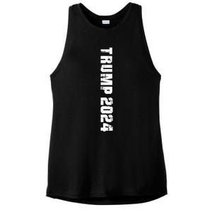 Trump 2024 Election Keep America Great 2020 And More Gift Ladies PosiCharge Tri-Blend Wicking Tank