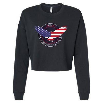 Trump 2024 Election . Take America Great 4th Of July Cropped Pullover Crew