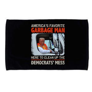 Trump 2024 Election Proud To Be Garbage Vote Trump President Microfiber Hand Towel