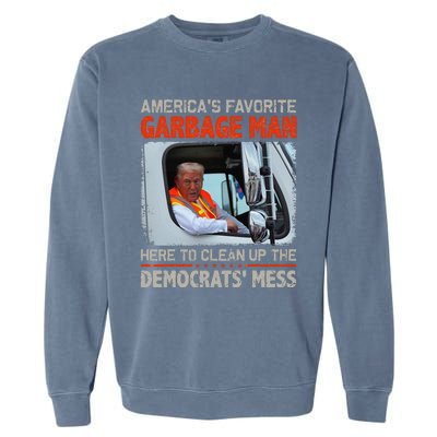 Trump 2024 Election Proud To Be Garbage Vote Trump President Garment-Dyed Sweatshirt