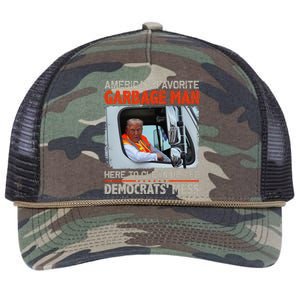 Trump 2024 Election Proud To Be Garbage Vote Trump President Retro Rope Trucker Hat Cap