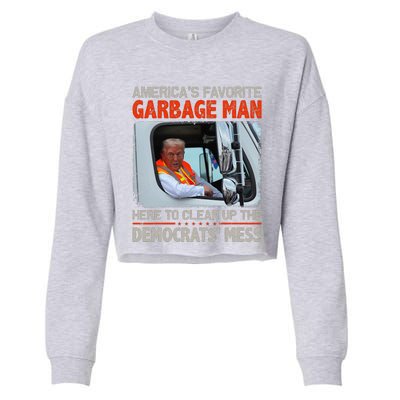 Trump 2024 Election Proud To Be Garbage Vote Trump President Cropped Pullover Crew