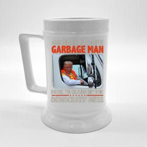 Trump 2024 Election Proud To Be Garbage Vote Trump President Beer Stein