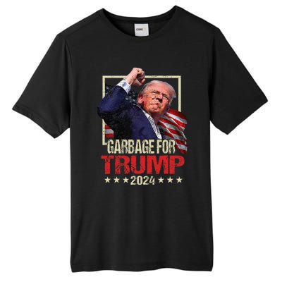 Trump 2024 Election Garbage For Trump Vote Trump President Tall Fusion ChromaSoft Performance T-Shirt