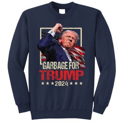 Trump 2024 Election Garbage For Trump Vote Trump President Sweatshirt