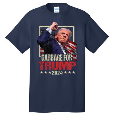 Trump 2024 Election Garbage For Trump Vote Trump President Tall T-Shirt