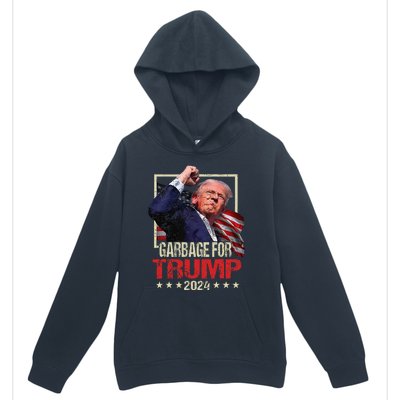 Trump 2024 Election Garbage For Trump Vote Trump President Urban Pullover Hoodie