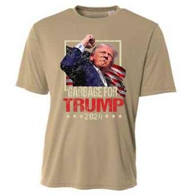 Trump 2024 Election Garbage For Trump Vote Trump President Cooling Performance Crew T-Shirt