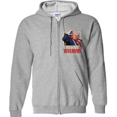 Trump 2024 Election Garbage For Trump Vote Trump President Full Zip Hoodie