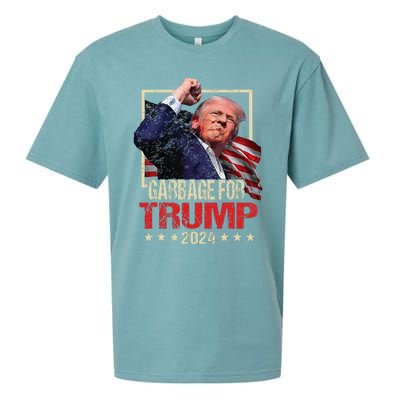 Trump 2024 Election Garbage For Trump Vote Trump President Sueded Cloud Jersey T-Shirt