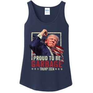 Trump 2024 Election Proud To Be Garbage Vote Trump President Ladies Essential Tank