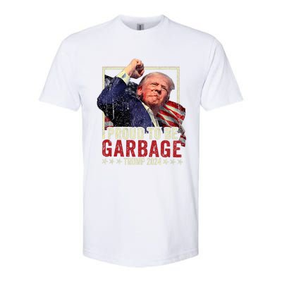 Trump 2024 Election Proud To Be Garbage Vote Trump President Softstyle CVC T-Shirt