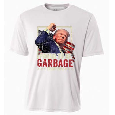 Trump 2024 Election Proud To Be Garbage Vote Trump President Cooling Performance Crew T-Shirt