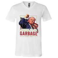 Trump 2024 Election Proud To Be Garbage Vote Trump President V-Neck T-Shirt