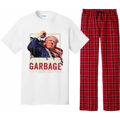 Trump 2024 Election Proud To Be Garbage Vote Trump President Pajama Set