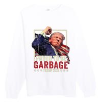 Trump 2024 Election Proud To Be Garbage Vote Trump President Premium Crewneck Sweatshirt