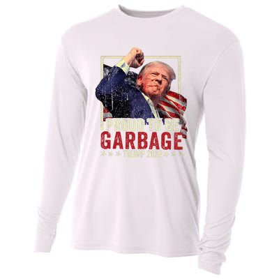 Trump 2024 Election Proud To Be Garbage Vote Trump President Cooling Performance Long Sleeve Crew