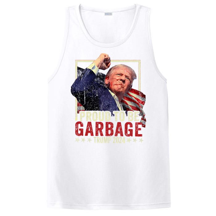 Trump 2024 Election Proud To Be Garbage Vote Trump President PosiCharge Competitor Tank