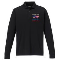 Trump 2024 Election Proud To Be Garbage Vote Trump Presiden Performance Long Sleeve Polo