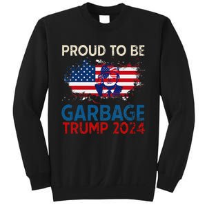 Trump 2024 Election Proud To Be Garbage Vote Trump Presiden Sweatshirt