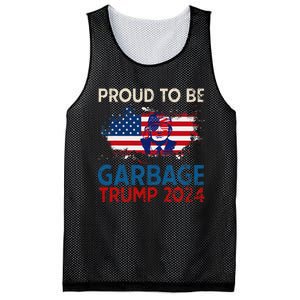 Trump 2024 Election Proud To Be Garbage Vote Trump Presiden Mesh Reversible Basketball Jersey Tank