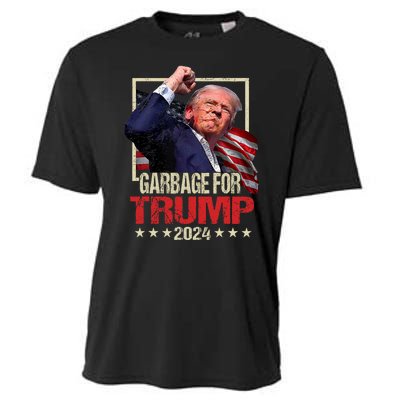 Trump 2024 Election Garbage For Trump Vote Trump President Cooling Performance Crew T-Shirt