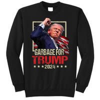 Trump 2024 Election Garbage For Trump Vote Trump President Sweatshirt