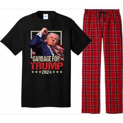 Trump 2024 Election Garbage For Trump Vote Trump President Pajama Set