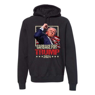 Trump 2024 Election Garbage For Trump Vote Trump President Premium Hoodie