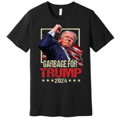 Trump 2024 Election Garbage For Trump Vote Trump President Premium T-Shirt