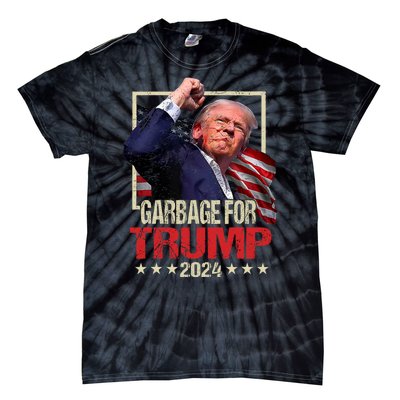 Trump 2024 Election Garbage For Trump Vote Trump President Tie-Dye T-Shirt