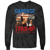 Trump 2024 Election Proud To Be Garbage Vote Trump President Tie-Dye Long Sleeve Shirt