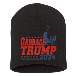 Trump 2024 Election Proud To Be Garbage Vote Trump President Short Acrylic Beanie