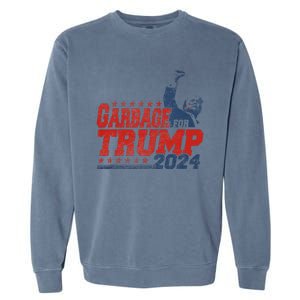 Trump 2024 Election Proud To Be Garbage Vote Trump President Garment-Dyed Sweatshirt