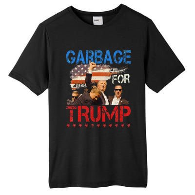 Trump 2024 Election Proud To Be Garbage Vote Trump President Tall Fusion ChromaSoft Performance T-Shirt